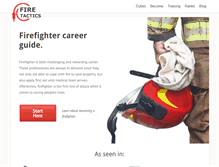 Tablet Screenshot of firetactics.com